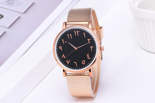 Fashionable Quartz Watches - Perfect Couple Watches Digital Mesh Style